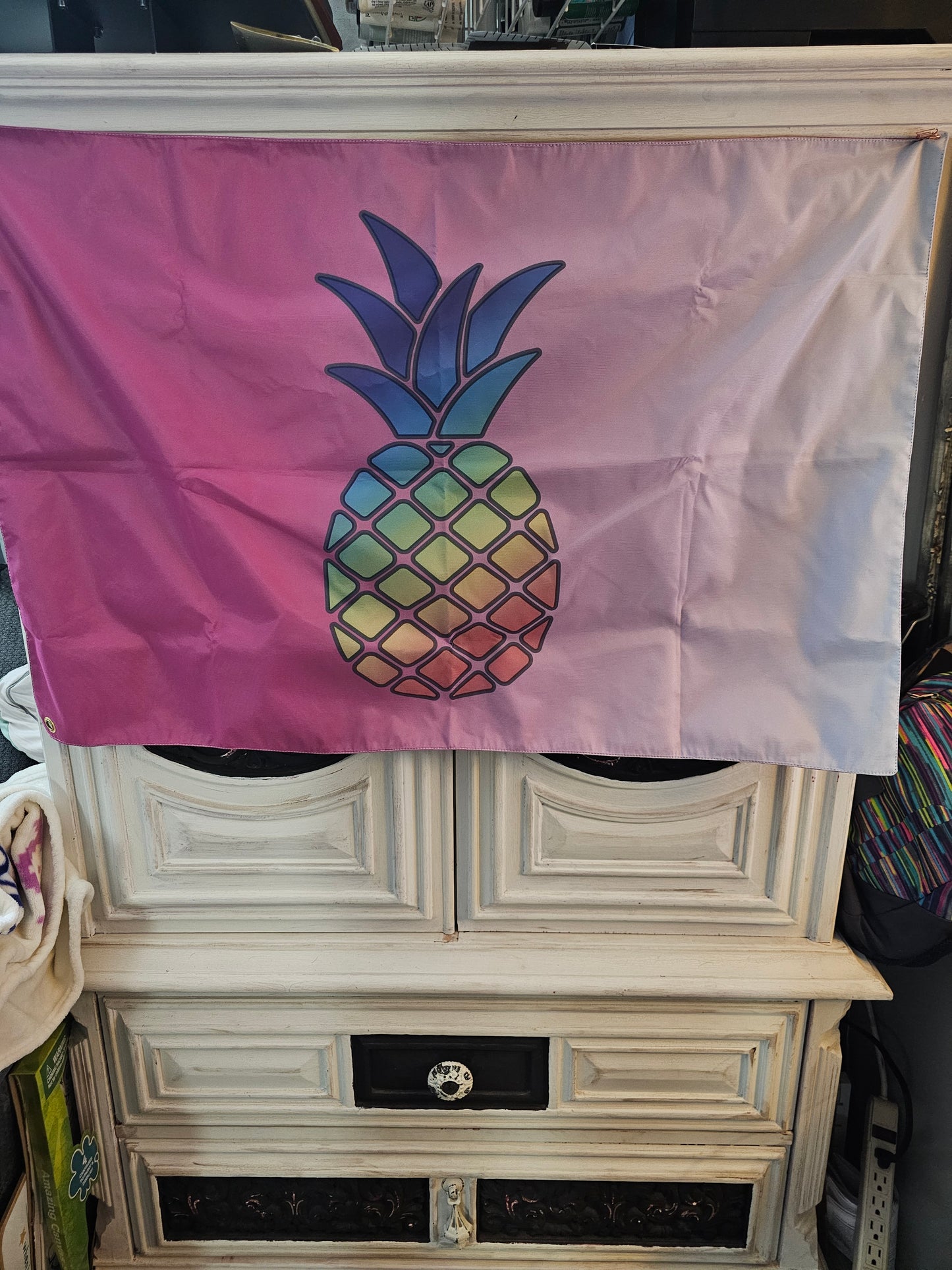 Small double sided flag