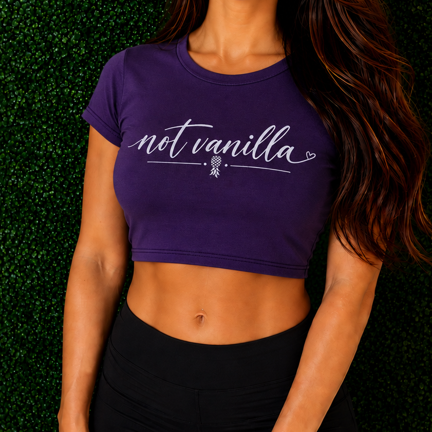 Women's Not Vanilla crop top