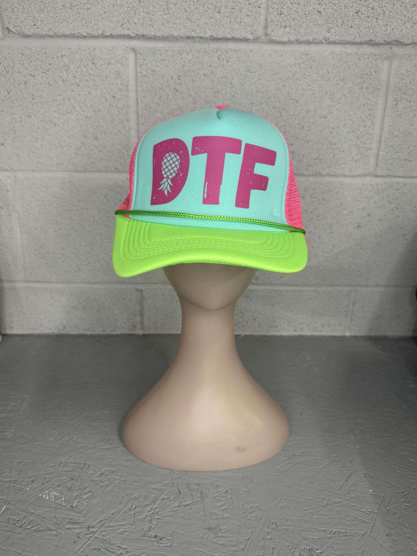 DTF multi color hat