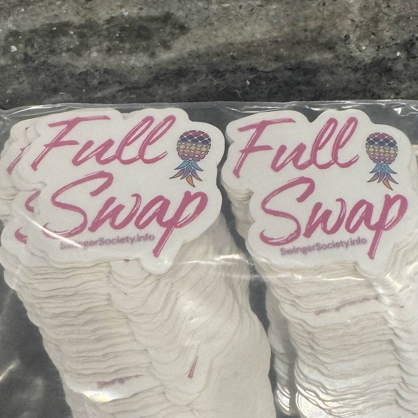Full swap sticker