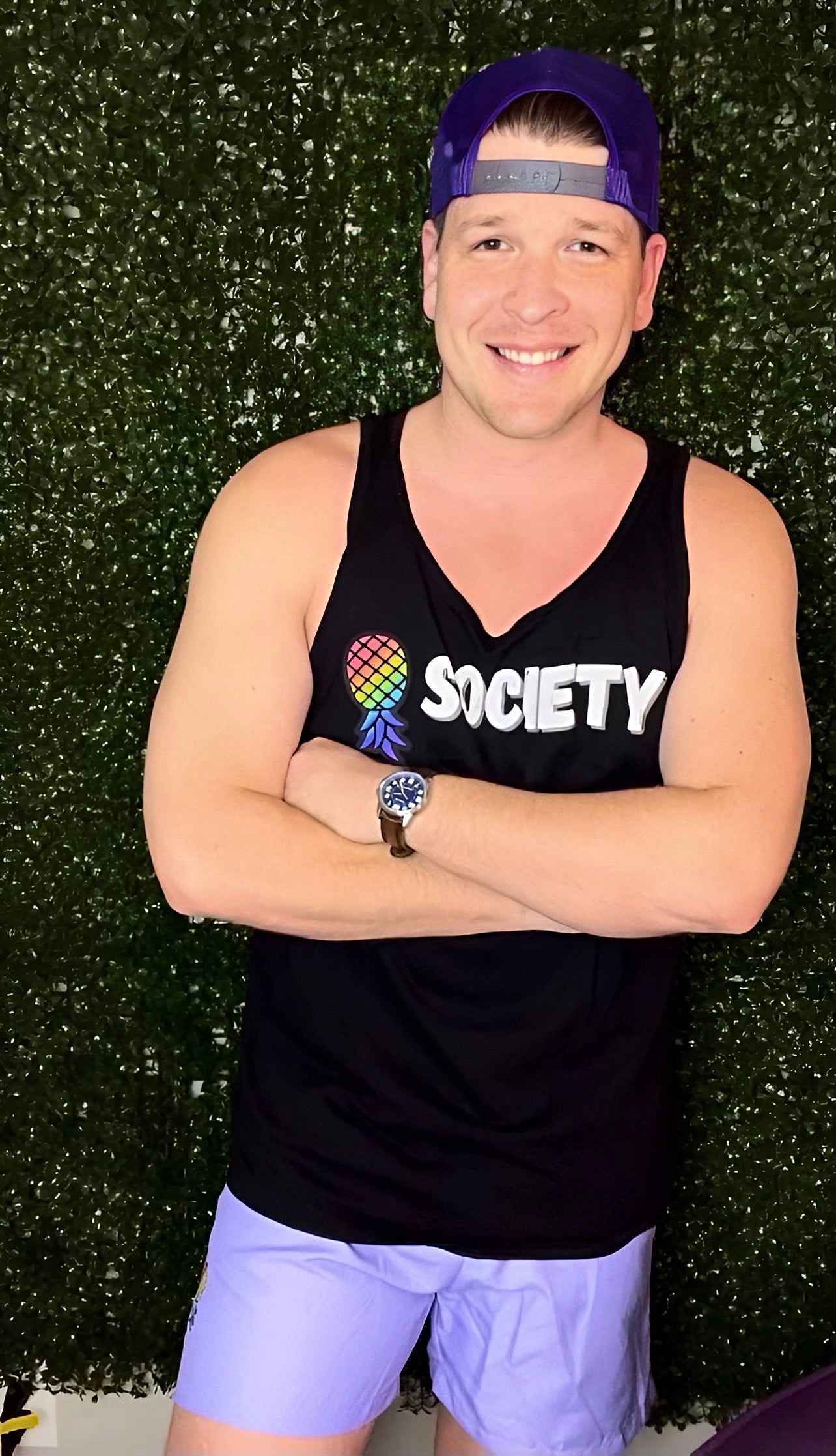 Swinger Society black men's tank