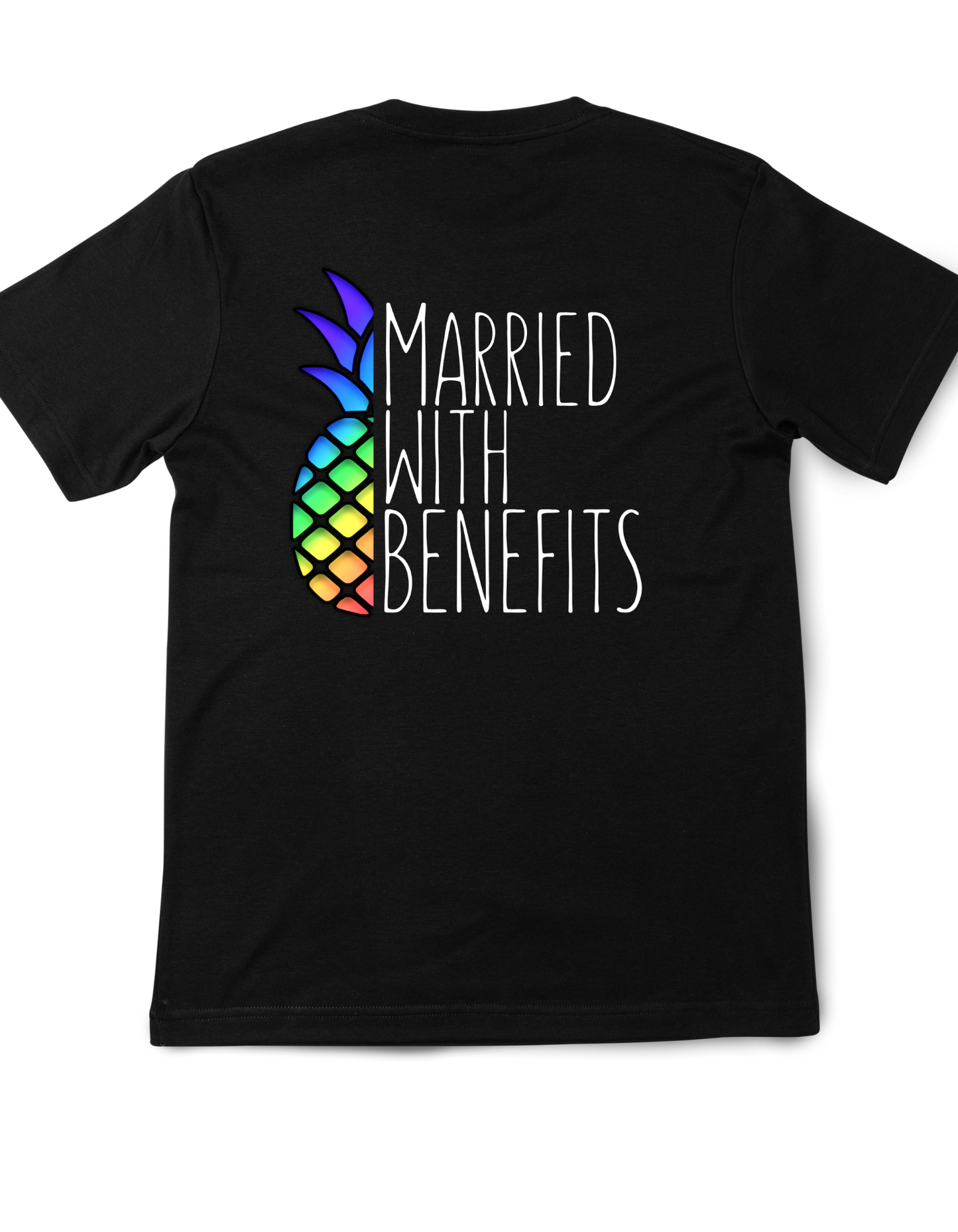 Married with benefits black tshirt