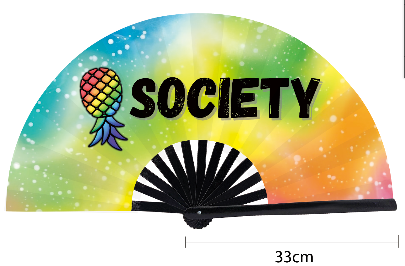 rainbow society fan