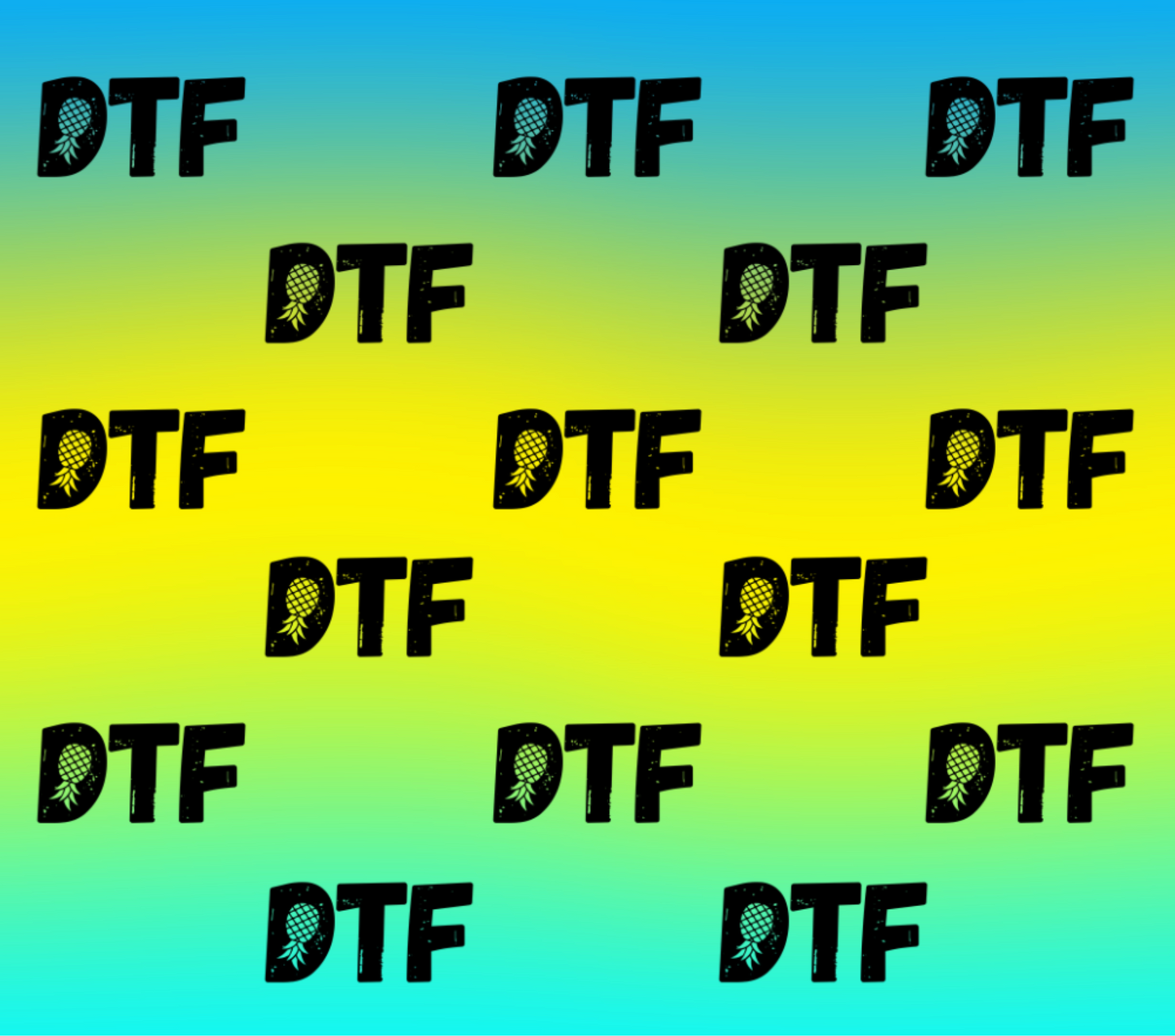 neon DTF tumbler