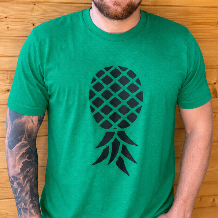Green pineapple t-shirt