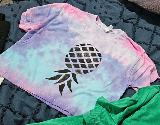 TYE DYE pineapple crop top
