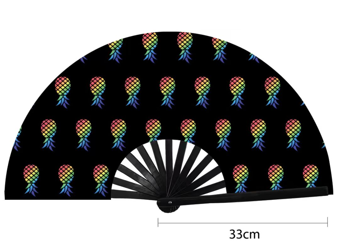 Black pineapple fan
