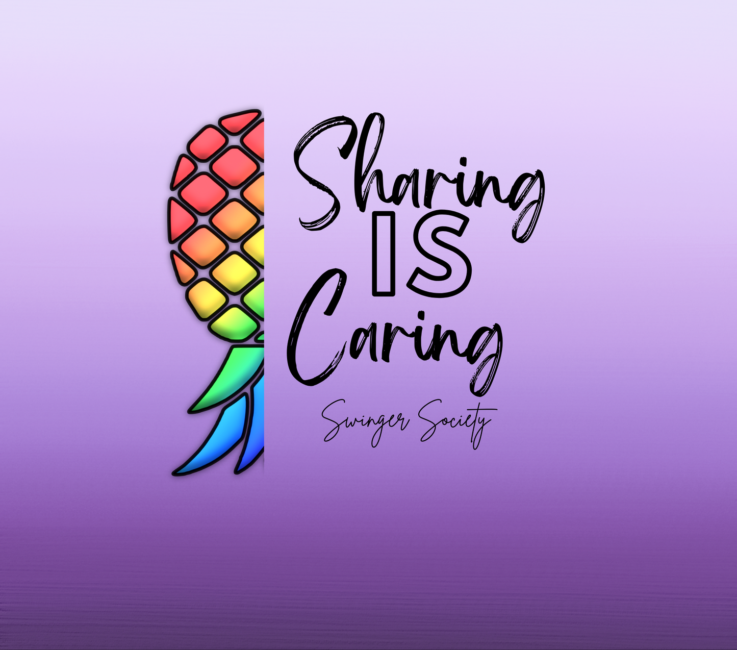 purple sharing tumbler