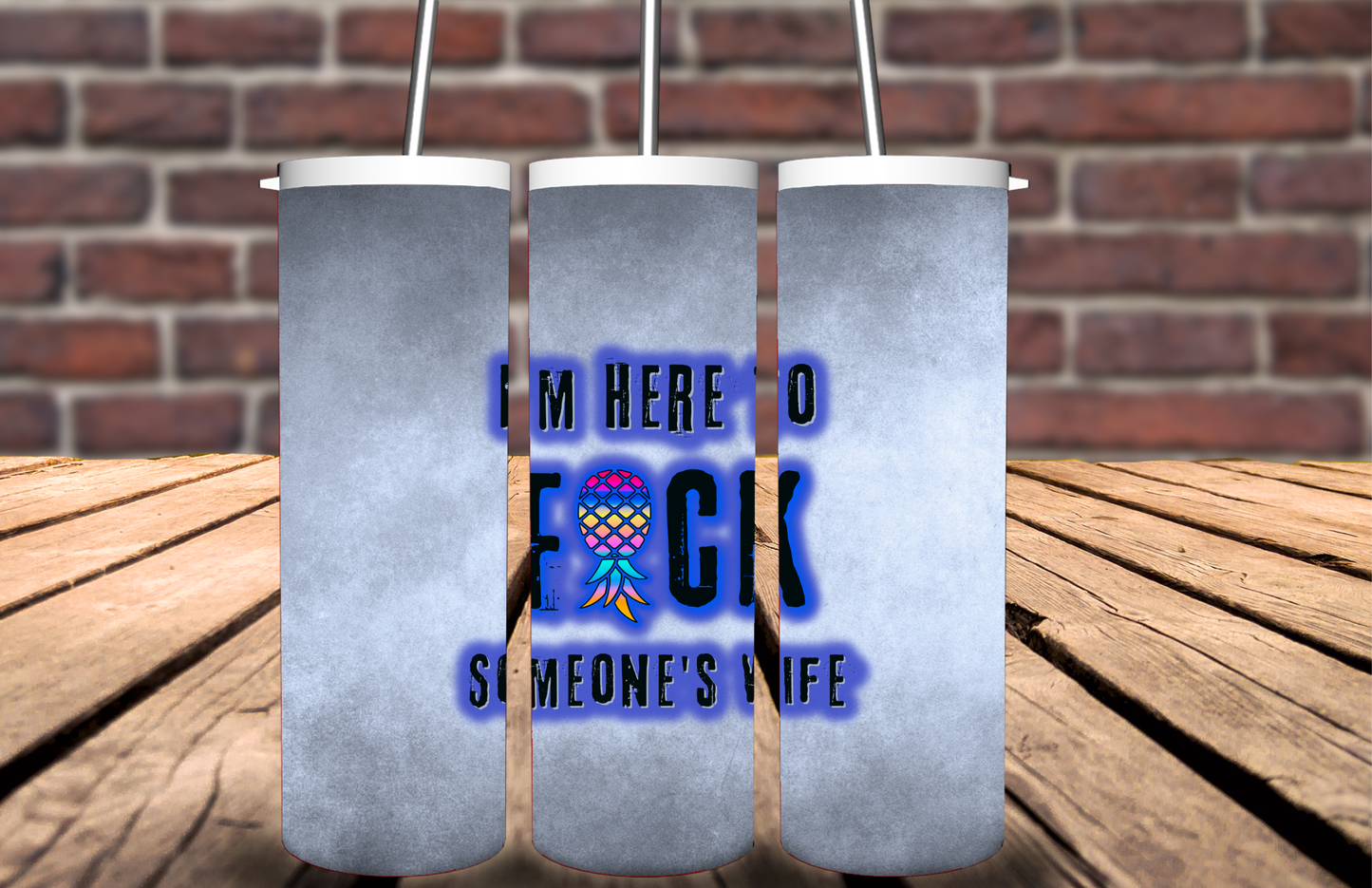 Grey HTF wife tumbler